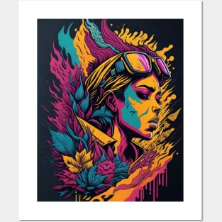 Colorful Canvas - Captivating Street Art Vibes Posters and Art